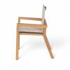 Belfast - Dining Chair (Set of 2) With Frame And Textile For Outdoor Use - Teak / Beige - Image 8