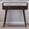 Curved Console Table - Walnut - Image 10