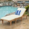 Ariana - Wood Chaise Lounge - Teak - Image 2