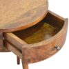 Semi Circle Nightstand - Chestnut - Image 4