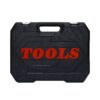 Tool Kit And Socket Wrench Set 216 Pieces Basic Portable Manual Repair Tool Set For Home Use Includes Case And Ratchet Wes And Wrenches - Black - Image 8