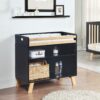 Livia - Multi Purpose Changing Table - Black, Natural - Image 10
