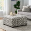 Richmond - Storage Ottoman With Unique Pattern And Ample Storage - Gray - Image 8