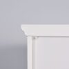 Wooden Bathroom Floor Storage Cabinet With 2 Doors And 6 Shelves - White - Image 16
