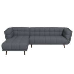 Addison - Left Sectional Sofa - Ash Gray