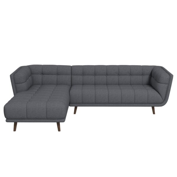 Addison - Left Sectional Sofa - Ash Gray