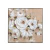 Square Framed Wall Art Flower Canvas Print, Home Decor For Living Room Kitchen Foyer Office - Multicolor - Image 2