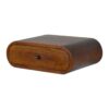Wall Mounted Round Bedside Table - Chestnut - Image 7