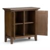 Redmond - Low Storage Cabinet - Rustic Natural Aged Brown - Image 2