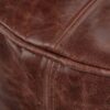 Connor - Round Pouf - Distressed Brown - Image 6