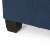 Isabella - Elegant Ottoman With Storage Functionality - Navy Blue Fabric - Image 11