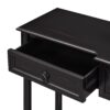 Console Table Sofa Table With Drawers For Entryway With Projecting Drawers And Long Shelf - Espresso - Image 15