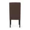 Contemporary Dining Chair (Set of 2) With Upholstery And Rubberwood Legs - Dark Brown - Image 10
