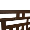 Outdoor & Indoor Privacy Screen Metal Privacy Screen, Freestanding Decorative Privacy Screen - Brown - Image 11