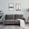 Plush Comfort Loveseat - Gray - Image 21