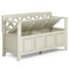Amherst - Entryway Storage Bench - Antique White - Image 4