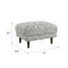 Jurie - Abstract Ottoman - Black - Image 6