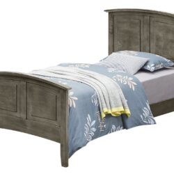 Twin Bed Modern Farmhouse Design - Gray