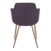 Boyne - Contemporary Chair (Set of 2) - Antique Copper / Purple - Image 5