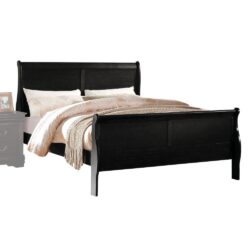 Louis Philippe - Queen Bed - Black