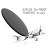 28" Round Tempered Glass Table Top Glass 2 / 5" Thick Beveled Polished Edge - Black - Image 7