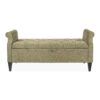 Jacqueline - Tufted Roll Arm Storage Bench - Incense Tan Brown - Image 2
