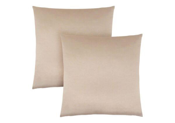 Pillows, Square, Insert Included, Decorative Throw, Hypoallergenic Polyester, Modern (Set of 2) - Gold