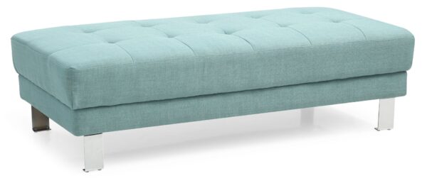 Contemporary Ottoman For Living Rooms - Teal