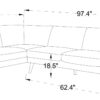 Benson - Sectional Sofa Left Facing Chaise - Gray - Image 6
