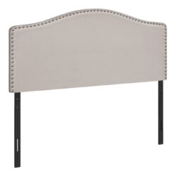 Full Size, Bed Headboard Only, Upholstered, Transitional - Beige