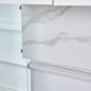 Environmental Protection Minimalist Dresser, Desk, Desktop Computer Desk, With Double Drawer Storage Space, Simple Home, Perfect For Various Styles - White - Image 19