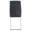 Modern Dining Chairs With Padded Seat And Metal Legs For Kitchen Living Bedroom Dining Room (Set of 4) - Black - Image 10