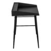 Computer Desk For Home Office, Laptop, Storage Shelves, Contemporary - Black - Image 3