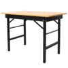 Portable Folding Work Table With Measuring Tape And Angle Finder Steel - Black - Image 6