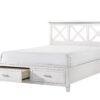 King X Storage Bed - White - Image 3