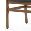 Contemporary Dining Chair Set Upholstered Fabric With Rubberwood Frame - Dark Gray - Image 13