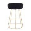 Canary - Contemporary Counter Stool (Set of 2) - Gold / Black - Image 5