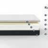 Regen - 10" Full Size Cooling Copper Infused Memory Foam Mattress - White - Image 6
