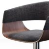 Lowell - Adjustable Swivel Bar Stool - Charcoal Gray - Image 7