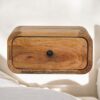 Avora - Mini Wall Mounted 1 Drawer Nightstand - Beige - Image 10