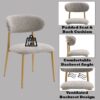 Kacey - 5 Piece Round Table Dining Room Set With Chairs - Natural - Image 8