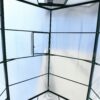 6.3'x8.2'x7' Polycarbonate Greenhouse, Heavy Duty Outdoor Aluminum Walk-In Green House Kit With Rain Gutter, Vent And Door For Backyard Garden - Green - Image 26