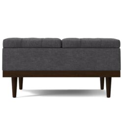 Mariah - Lift Top Table Storage Ottoman - Gray