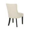 Cheney - Contemporary Dining Chair (Set of 2) Tufted Fabric Upholstery - Beige - Image 9
