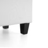 Contemporary Button Tufted Diamond Stitched Storage Ottoman - White - Image 6