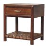 T Bar Nightstand - Dark Brown - Image 3