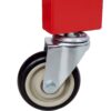 Transmission Teardown Work Station 1 / 2 Ton Capacity Sloping Drain Table Locking Drawer Removable Drain Basin Full-Width Lower Shelf Four 4" Caster Wheels - Red - Image 15