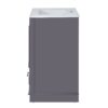 Bathroom Vanity With Ceramic Sink Combo, Modern Freestanding Storage Cabinet With Silver Handles, Soft Closing Doors - Blue Gray - Image 15