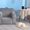 Kids Club Sofa, Kids Couch, Toddler Sofa - Gray - Image 11