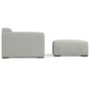 Rex - 3 Seater Sofa And Ottoman - Gray - Image 6